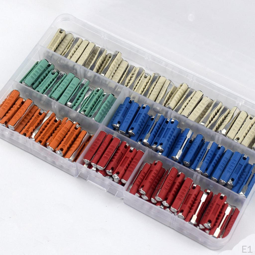200 Stück Europäische Kasten-Sortiment 5A / 8A 10A 16A 25A Auto