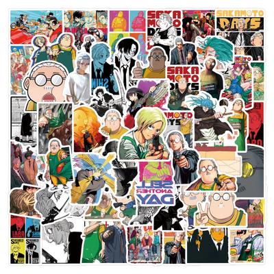 110 Sakamoto Days Graffiti Stickers Scooter Laptop DIY Comic Stickers