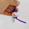 Santa Claus Snowman DIY Button Ornament Kit Christmas Pendant Decor Angel Children Christmas Birthday Gifts Navidad Natal Gift