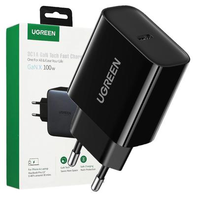 Network Charger Eu Ugreen Cd137 Usb-C, 20W, Pd3.0 (Black)
