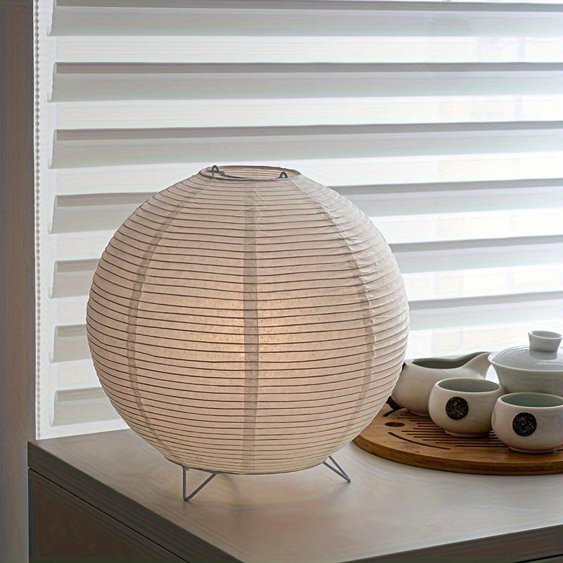 1PC Eco-Friendly Nordic Lighting Paper Lantern Table Lamp Scandinavian Paper Lantern Bedroom Decor