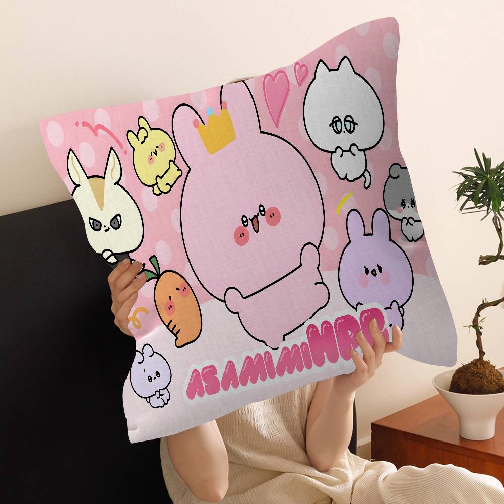 A-Asamimichan Cushion Cover Car Throw Pillow Case For Sofa Car Christmas Gift 40x40cm 45x45cm 30x30 cm