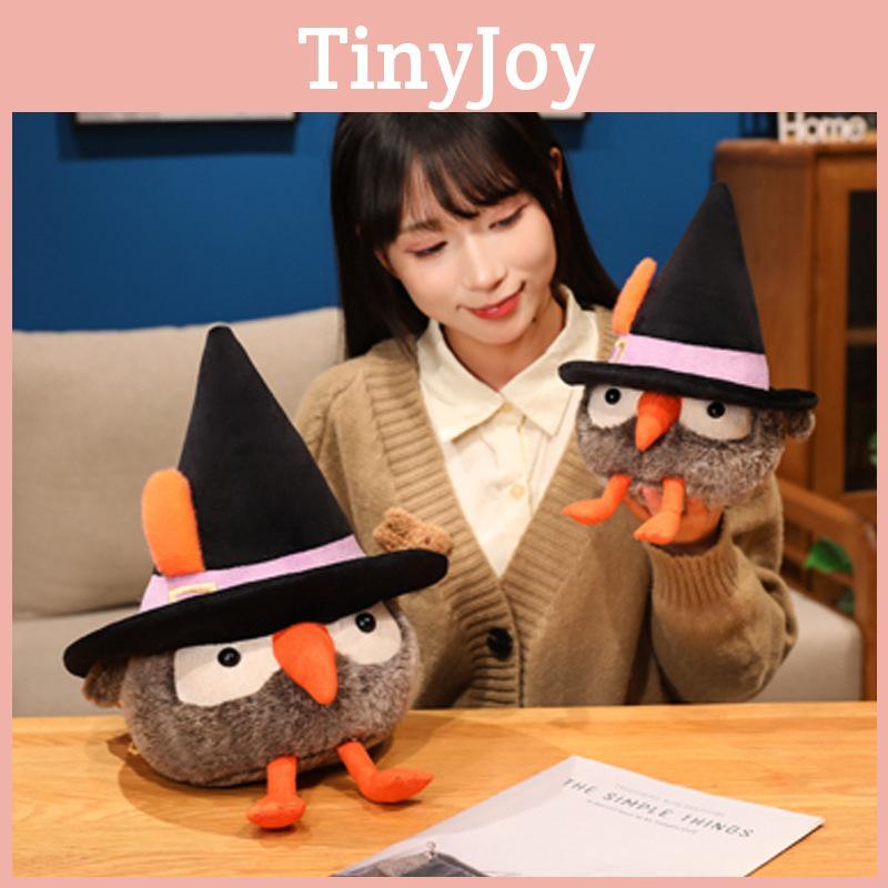 Plush Owl Toy Animal Stuffed Doll For Halloween Kids Room Desk Decoration Gift