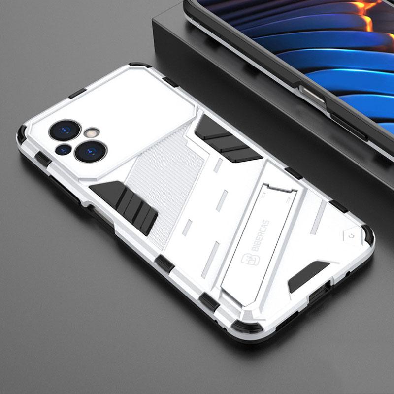 

Чехол для Xiaomi Redmi Note 11R Противоударный бронированный чехол для телефона Xiaomi POCO M4 M5 Противоударный защитный чехол-накладка на заднюю панель For POCO M4 белый