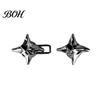 Decorative Scarf Accessory 1 Pair Pant Waist Tighteners, Metal Butterfly Star Jeans Button Functional Fashion Buckle Pins, Adjustable No-Sew