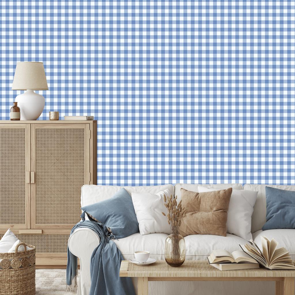 Wallpaper Fabric Pattern Azure and Blue, Azure Background 50x1000