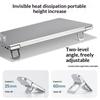 Invisible Portable Laptop Stand 1 Pair Mini Folding Notebook Leg Holder Adjustable Height Non-slip Bracket for Work Gaming Travel
