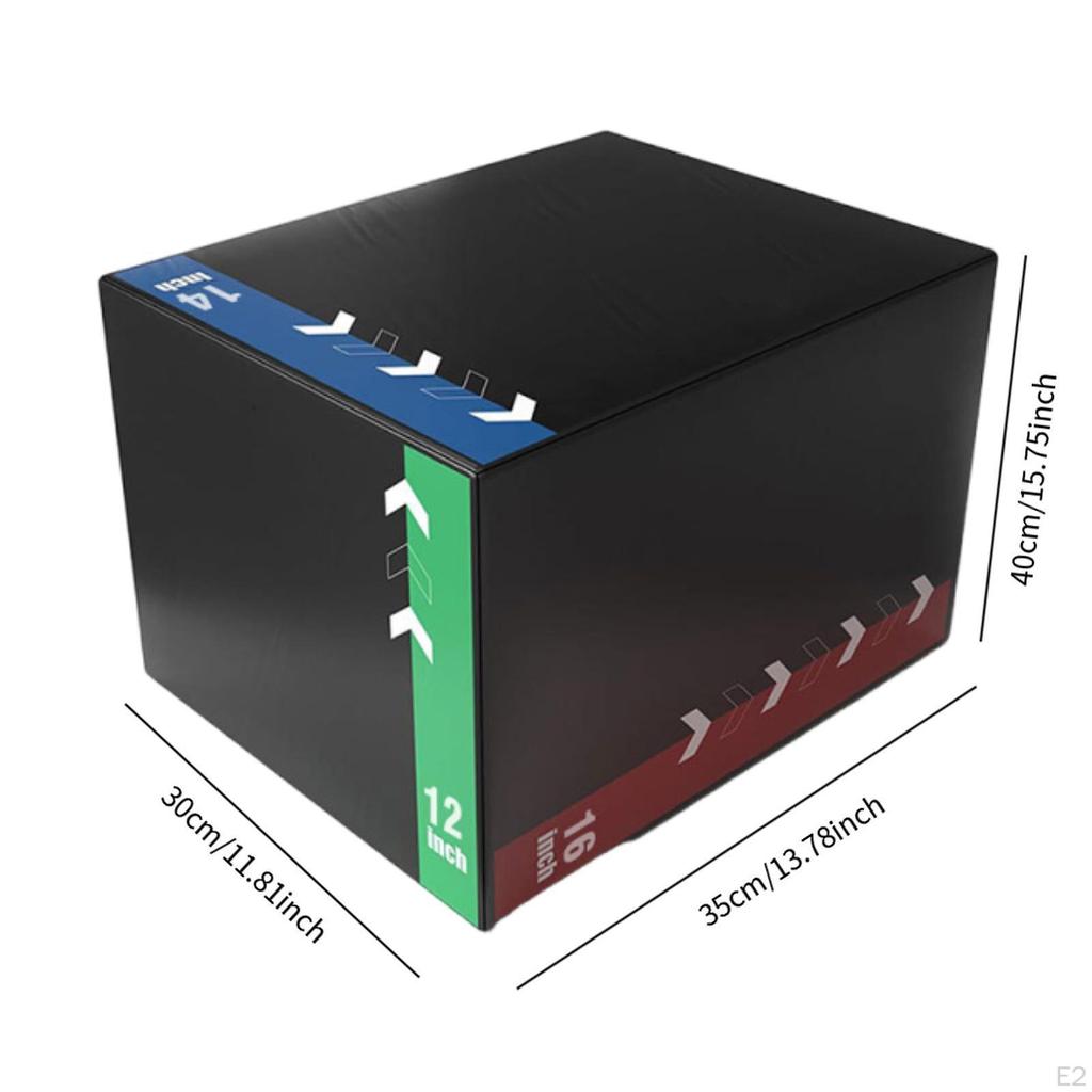 Box Multifunzionale Portatile per Salto Pliometrico, Attrezzatura per Esercizi di Salto per Allenamento della Forza, Palestra,