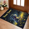 Custom Name Firefly Night Carpet Rug for Bedroom Living Room Home Sofa Decoration,Playroom Sofa Office Home Decor Game Large Decor Floor Mat