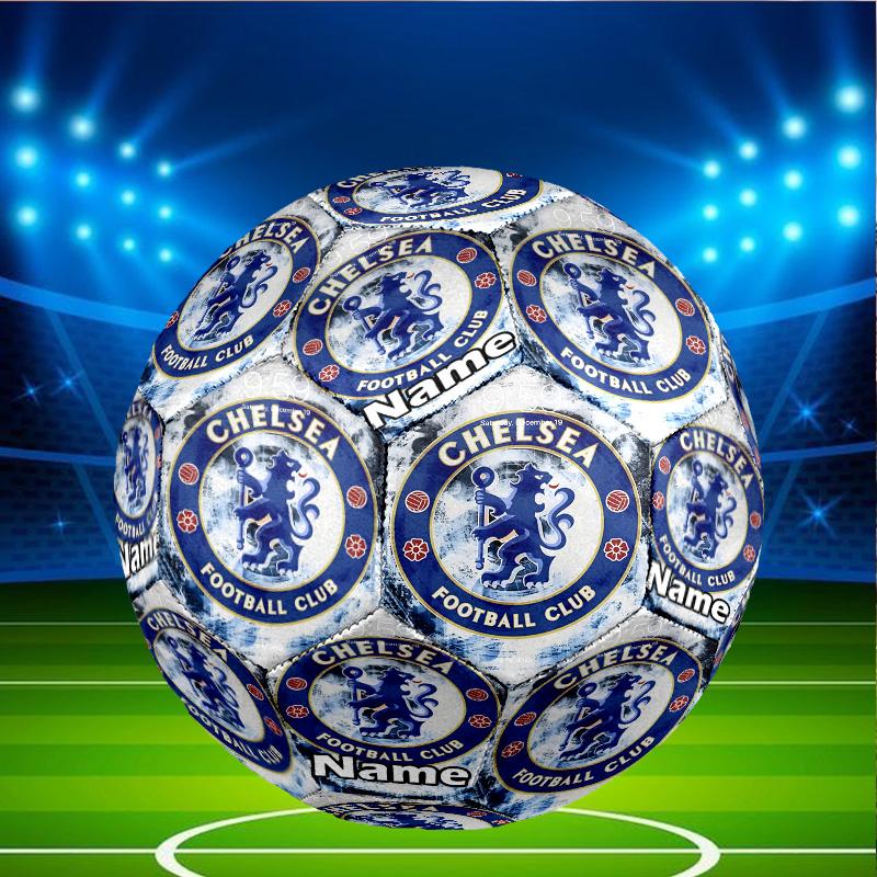 Custom Name Personalized Football Club F.C-A Print Size 5 Soccer Ball Training & Match Football, for Team, Kicking, Gift for Football Enthusiasts