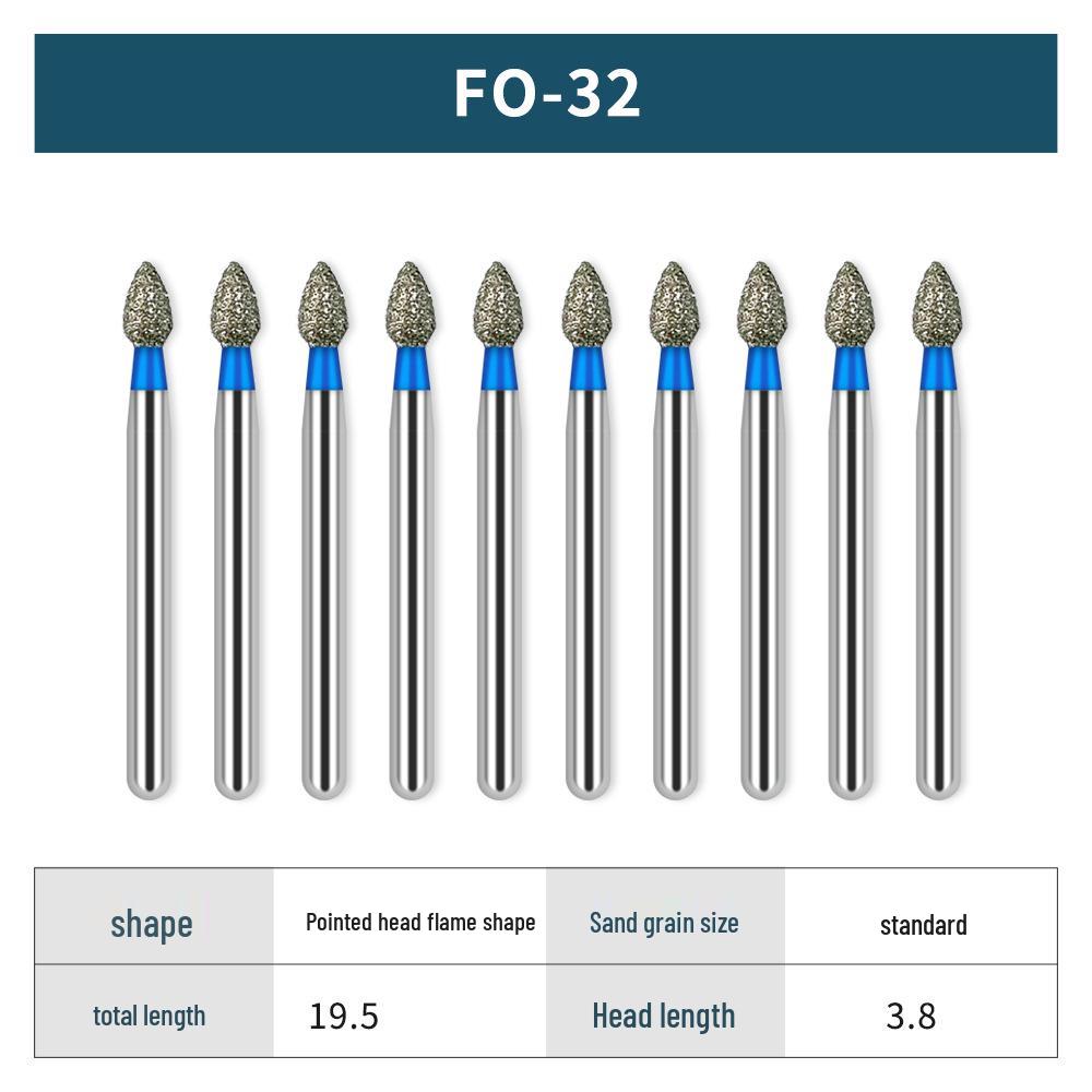 High-Speed Diamond Dental Burs for Polishing, Grinding, and Oral Care