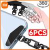 Xiaomi 1/3/6Pcs Metal Phone Lanyard Patch Clip Ultra Thin Rotatable Steel Cellphone Replacement Tether Tab for Universal Phone Case