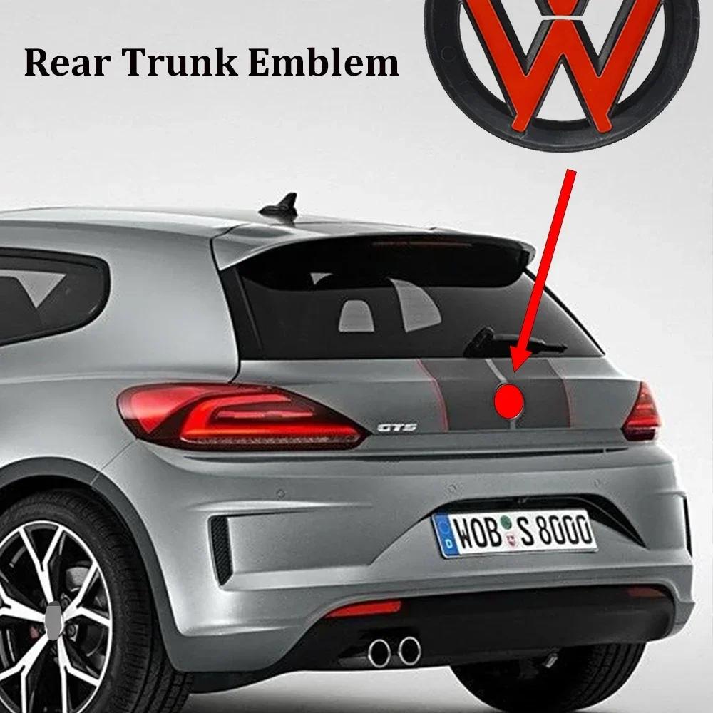 2025 Caldo Volkswagen Emblema Griglia Anteriore Badge Cofano Posteriore Coperchio logo Per VW POLO GOLF 5 6 7 7.5 8 MK7 MK7.5 MK8 Scirocco acces