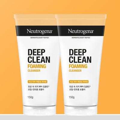 Neutrogena Deep Clean Foaming Cleanser 150gx2