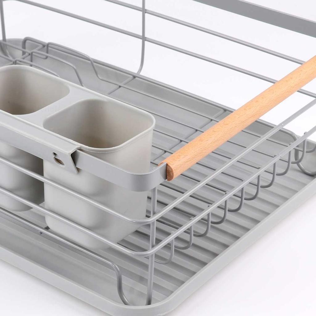 DISH DRYER WITH DRAINER AND TRAY E-8087