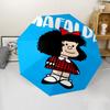 1pc Mafalda1 Umbrella, Sun Protection, And UV Shielding. It Has Eight Sturdy Ribs for Outdoor Use And Perfect Gift