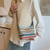 Casual Woven Tote Bag For Women With Tophandle And Polyester Lining For Daily Use
