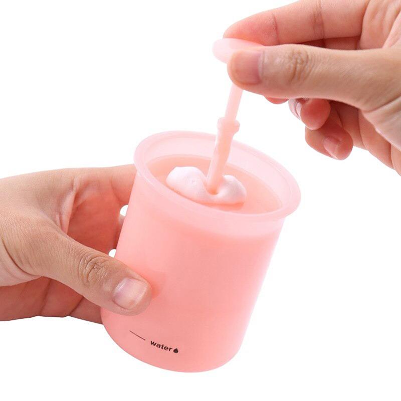 Schäumendes Reinigungsgerät Einfacher Gesichtsreiniger Duschbad Shampoo Schaumbildner Blasenbildner Gerät Reinigungscreme Make-up Entferner