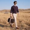 Antonio Luxury Yak Wool & Lambswool Crewneck Sweater