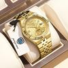 Luxury Business Men Wristwatch Waterproof Luminous Date Military Man Watch Stainless Steel Fashion Men's Quartz Watches