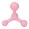 Arch Handheld Massager Tool Triangle Reduce Soreness Mini Handheld 4 Point Massager Pink