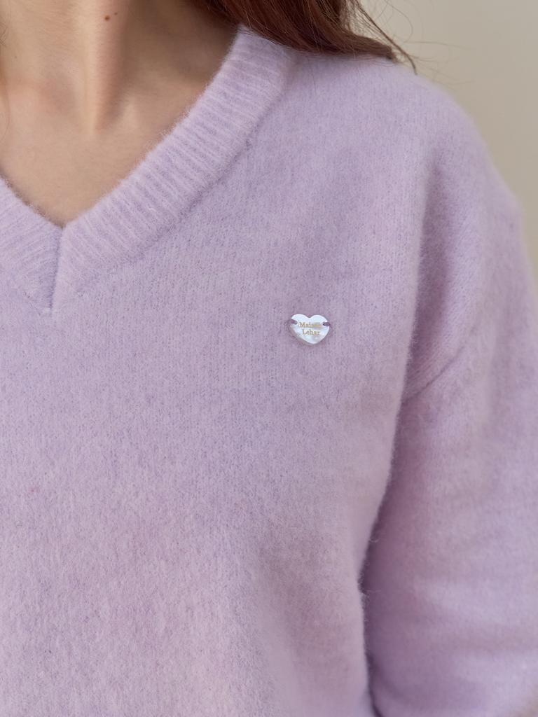 Mejongleuhaleu Candy V-Neck Knit 4 Colors