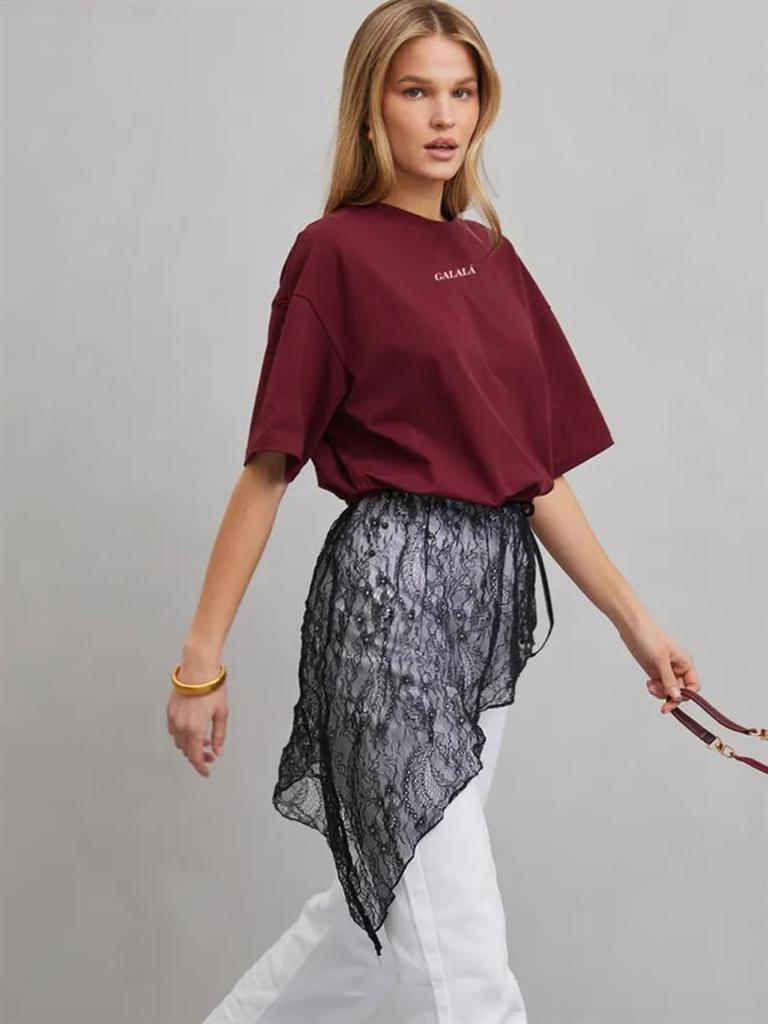 Trendy Oversized Retro Chic Short-Sleeve Top: European & American Style