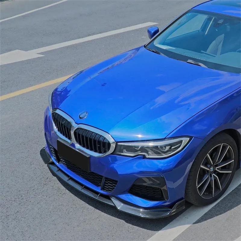 Front Lip Spoiler Bumper Blade for BMW 3 Series G20 G21 G28 2019-2022 Lower Splitter Diffuser M Pack Car Body Kit Accessories