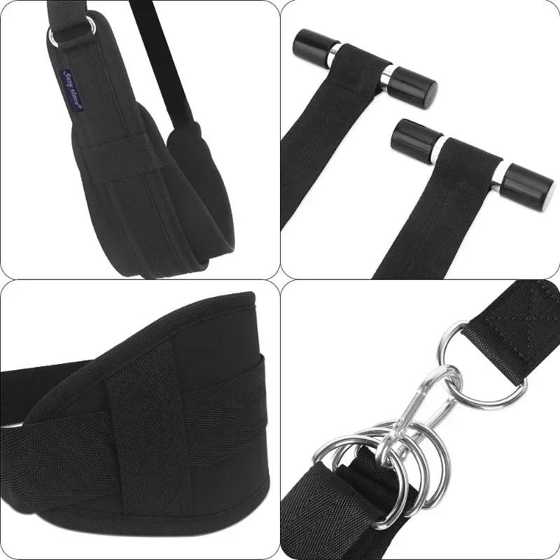 Swing Bondage Posture Shoulder Strap Constraint Bedroom Furniture on The Door Sex Swing Adjustable Sexuels Sling Sex Toys