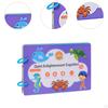 Reusable Sticker Book Activity Binder Brain Teaser Removable for Kids Girls Boys