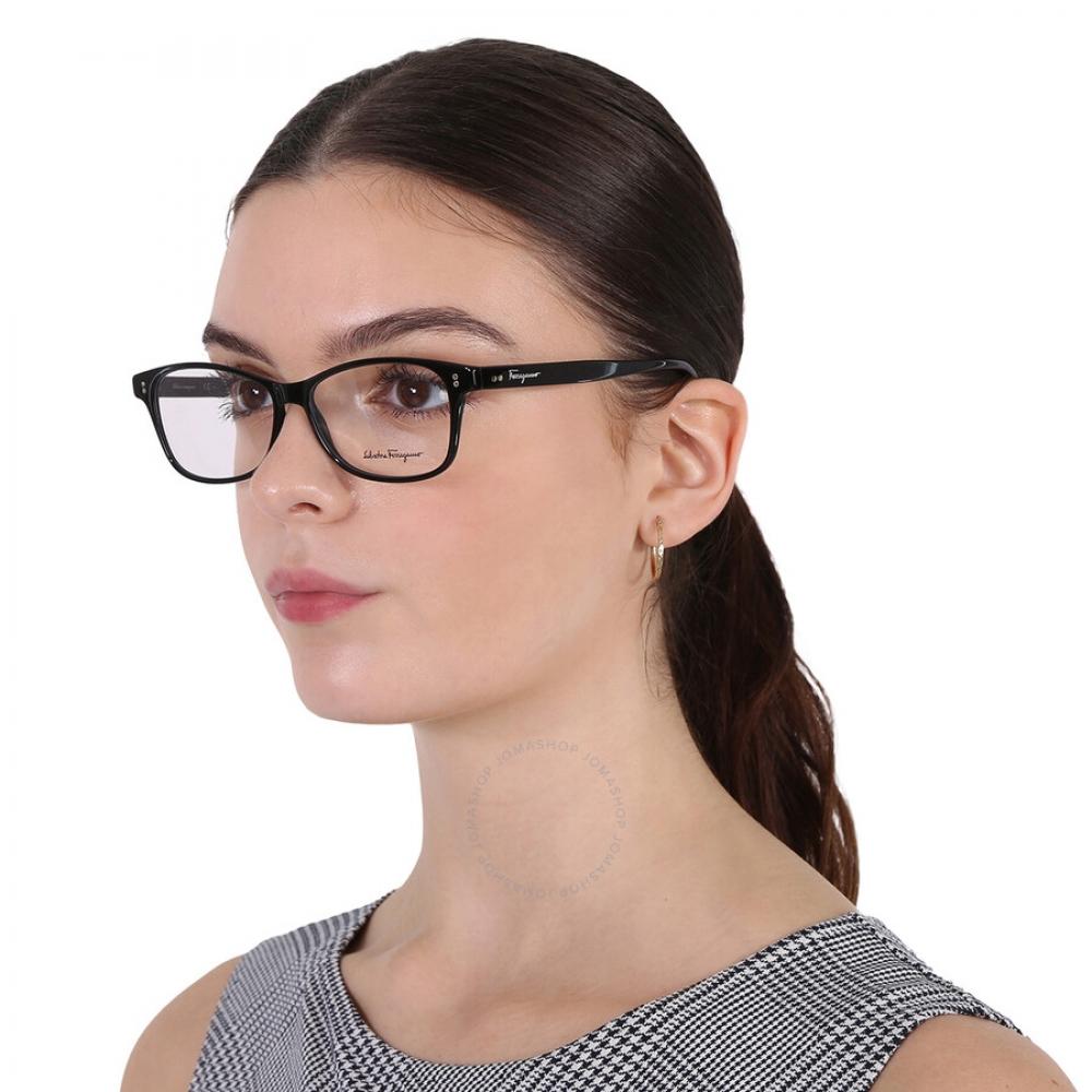Salvatore Ferragamo Demo Rectangular Ladies Eyeglasses Sf2910 001 55