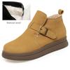 Fashion AIYUQI Women Winter Shoes Suede Genuine Leather 2025 New Flat Natural Wool Warm Shoes Women Anti-Slip Women Shoes