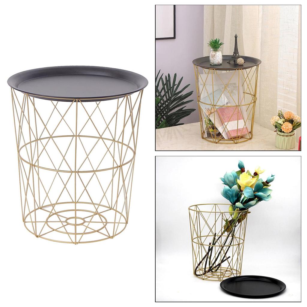 Metal Detachable Tea Table, which has Large Storage Capacity, is Suitable for Home and Office Table