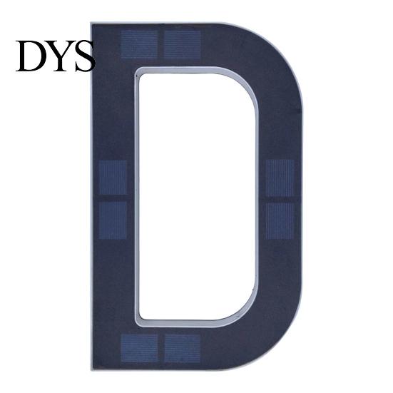 Outdoor House Number Light Solar Address Sign, LED Lighted for Waterproof Sign Outdoor, Auto On/Off, Garden Door Decoration Warm