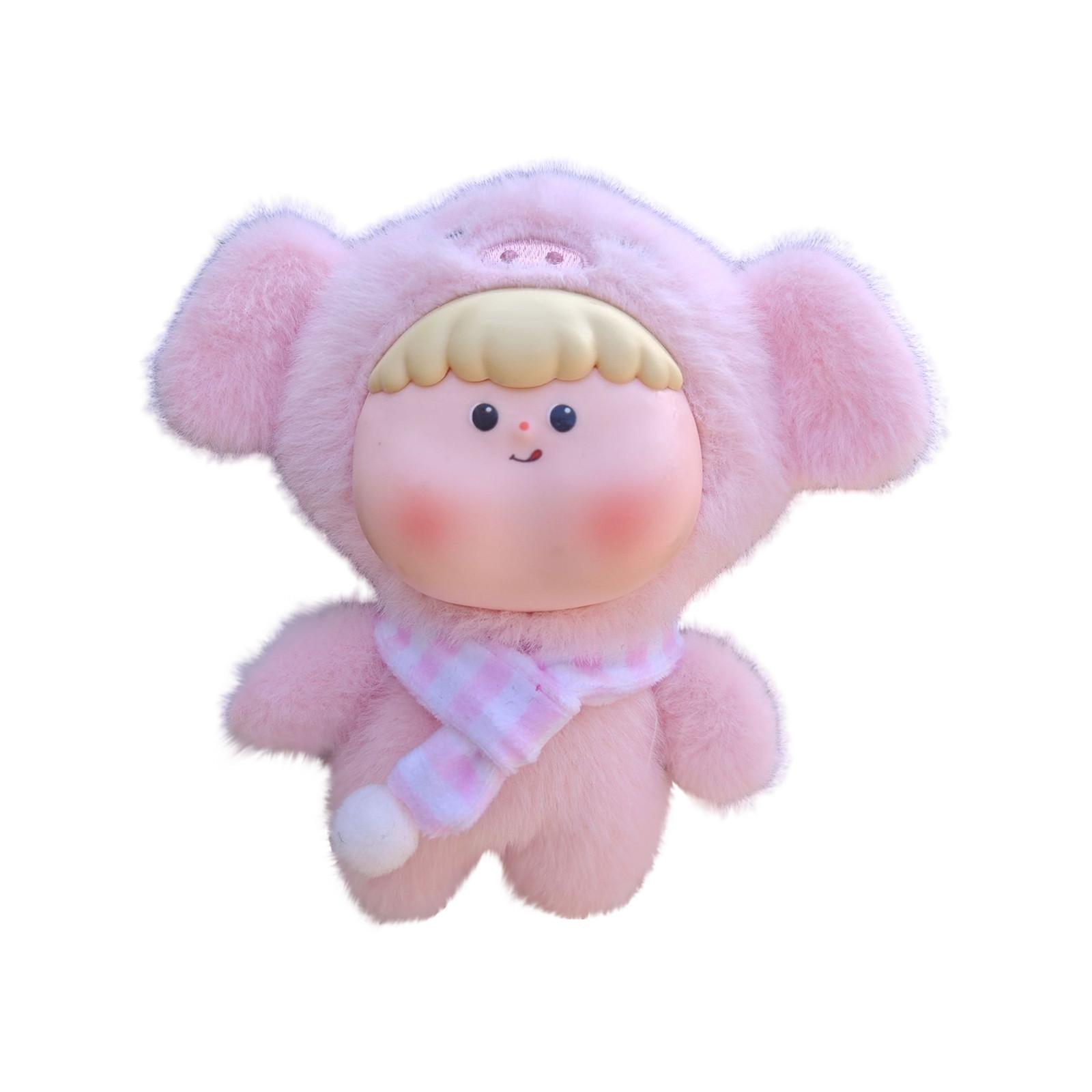 

Плюшева лялька тварина, Мила серія тварин М яка набивна плюшева лялька, Плюшева іграшка Супер м яка мила лялька Заспокійлива плюшева іграшка, Бавовняна лялька для подарунків на день народження One Size