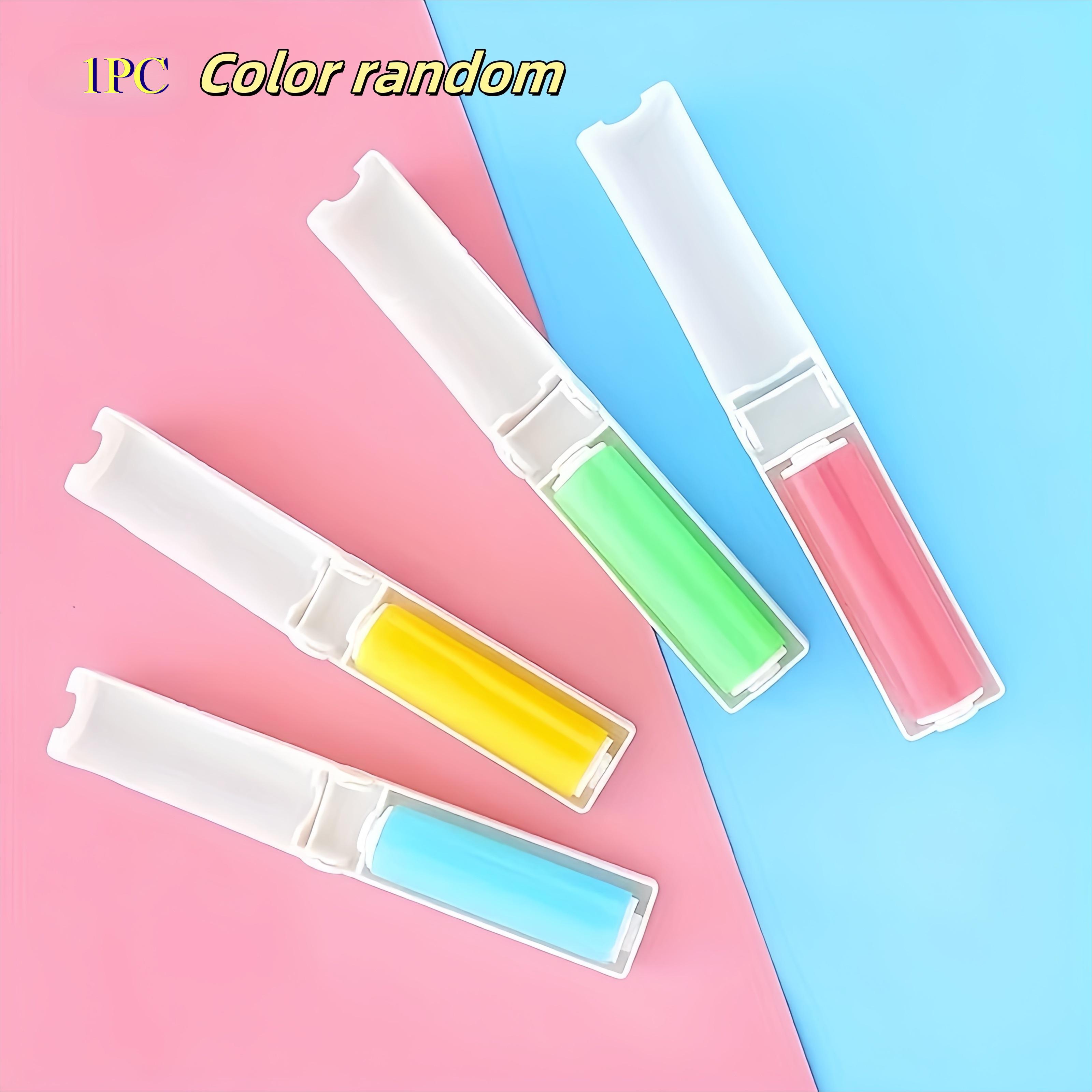 

Маленький липкий ролик, моющийся и многоразовый, складной портативный липкий ролик, подходит для удаления ворса с одежды, ковров, простыней, шерсти домашних животных