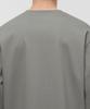 MUSINSA STANDARD Silket Relaxed Crew Neck Long Sleeve T-Shirt [Khaki Gray]