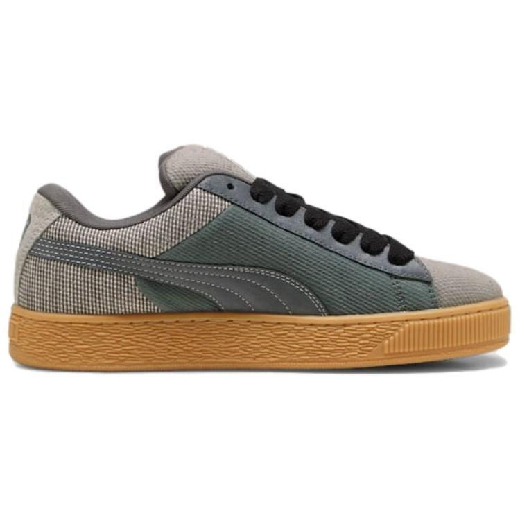 PUMA Suede XL Abrasion Resistant Abrasion Resistant Low top Skateboard Shoes Unisex Gray 398397-02