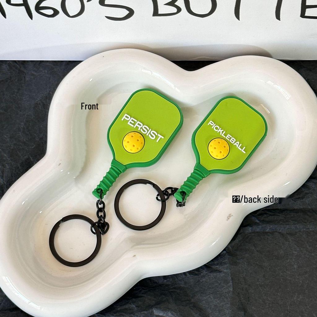 Miu Series Dumbbell Plate Keychain: Trendy Fitness Accessory & Sports Jewelry Gift