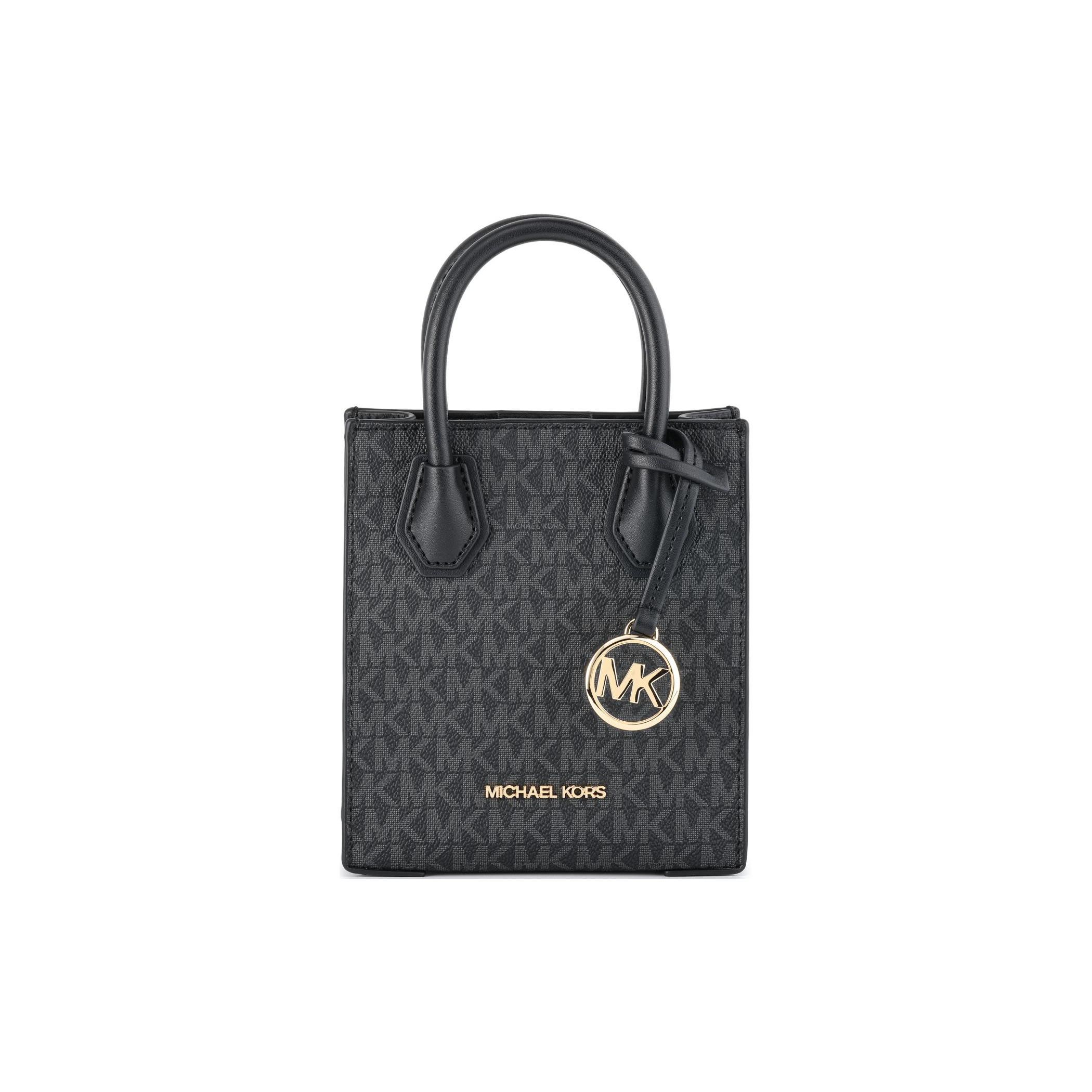 

Michael Kors Mk Mercer Classic Logo Pendant Gold Label Pebble Leather Tote Bag Women tote Black 35T1GM9C0I-BLACK Basic Set (Bag+Dust Bag)