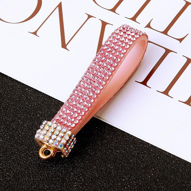 Colored Leather Keychain Rope Pendant Bag Decoration Fashion Gifts Ornament