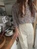 2025 Spring/Autumn Women's Floral Long-Sleeve Single-Breasted Casual Shirt
