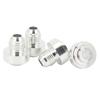4pcs AN6 Male Billet Aluminum Alloy 9/16‑18in Diameter 6AN Thread Male Billet Replacement Weld In Fitting Bung