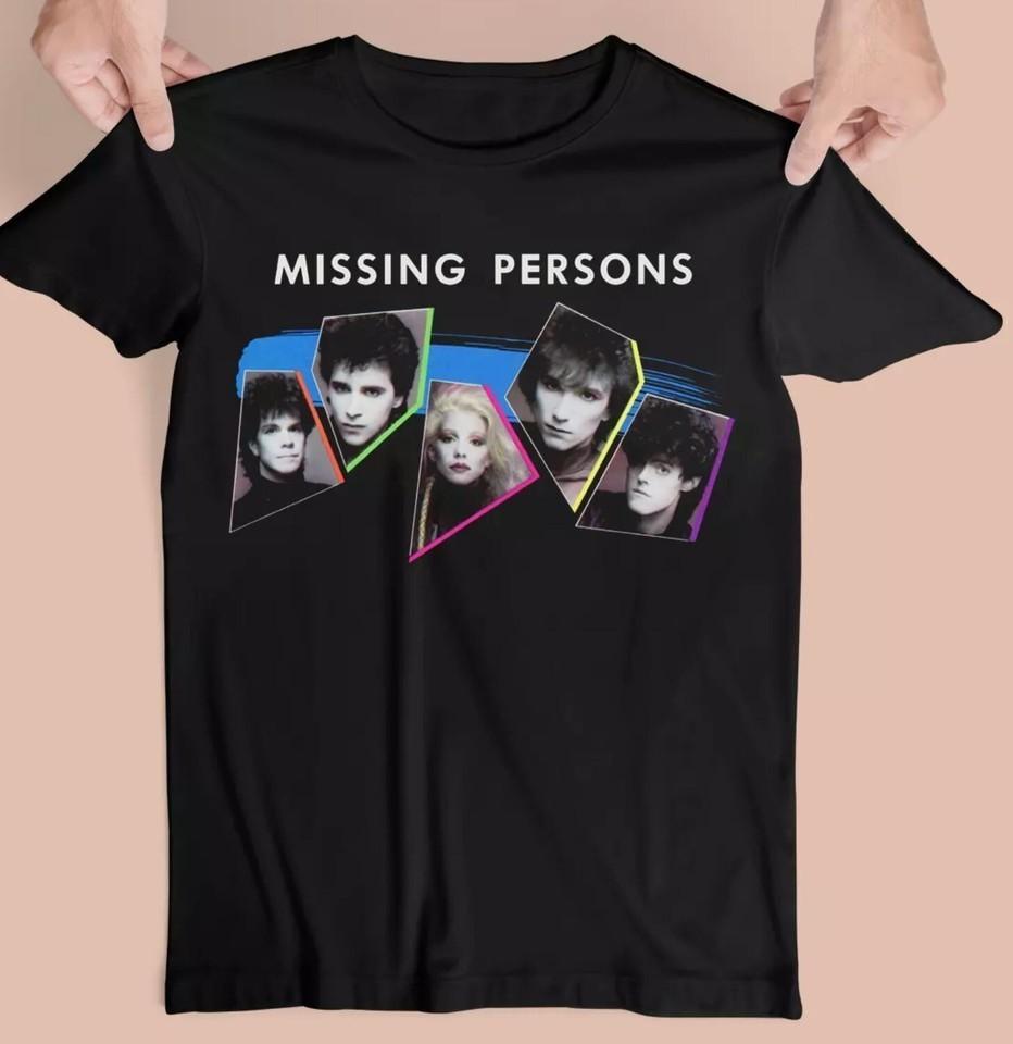 Missing Persons Band For Fans Unisex Black T-shirt Unisex T-Shirt XL