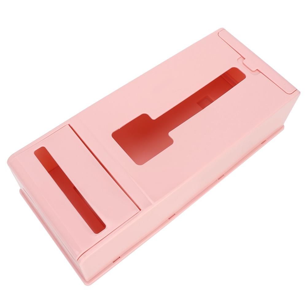 Pink Plastic Bag Dispenser Plastic Trash Bag Organizer Garbage Bag Dispenser Home Organization