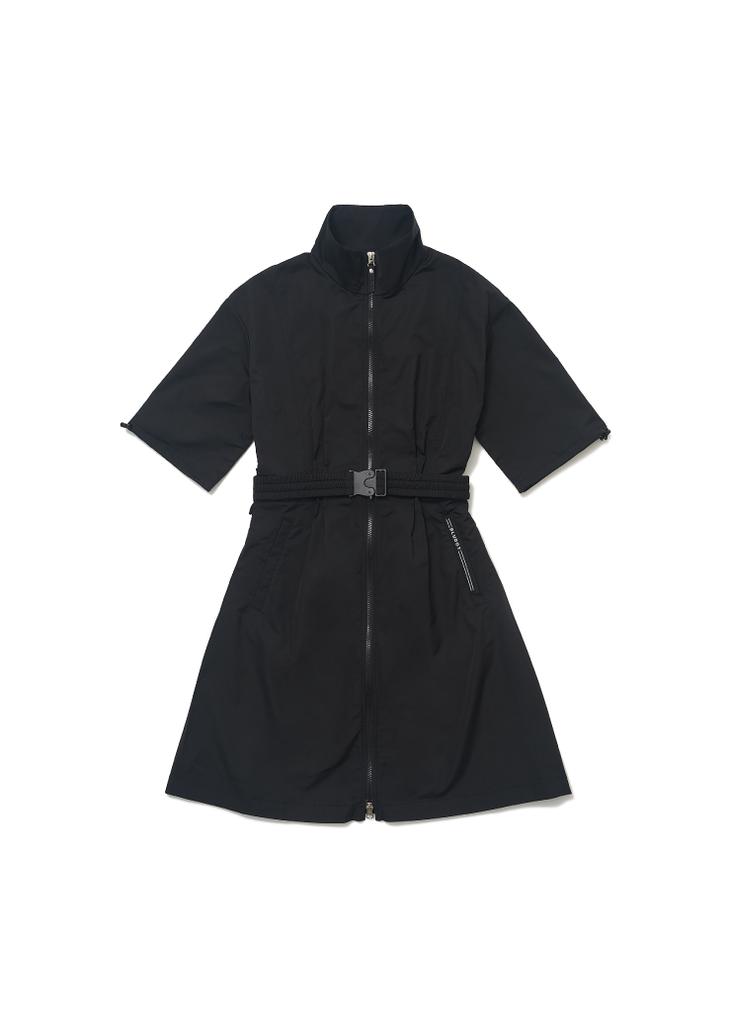 BLUDOT Belt Point Outerwear Dress_Bk