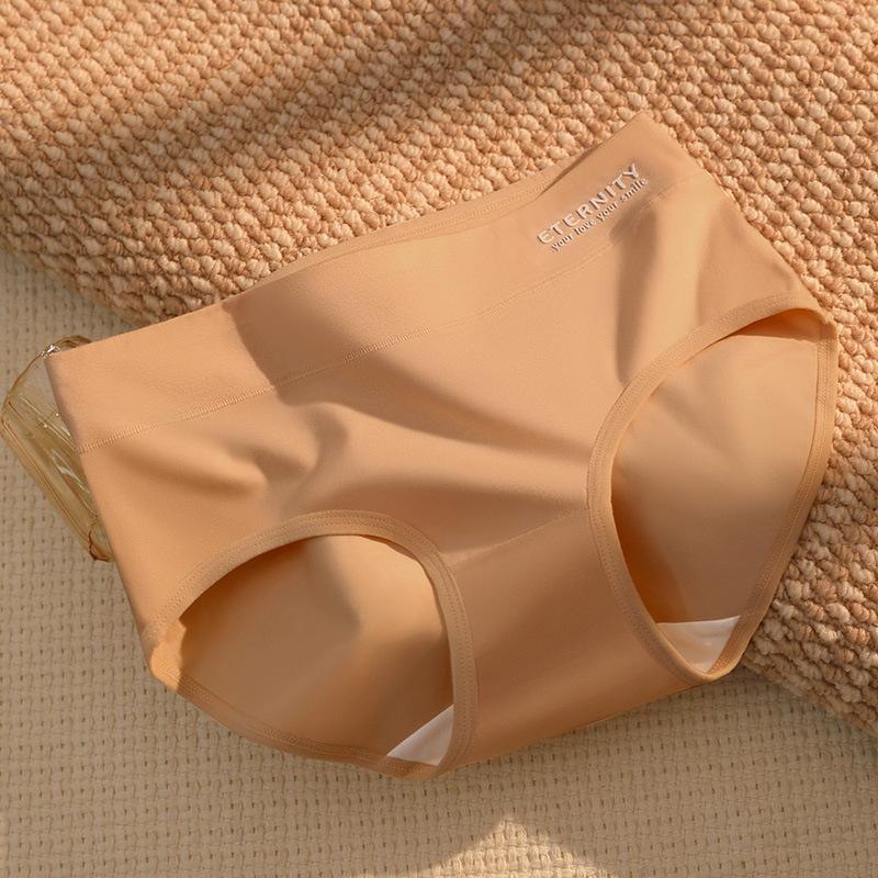 Женские весенние и осенние новые дышащие хлопковые трусы-слипы со средней посадкой с принтом M