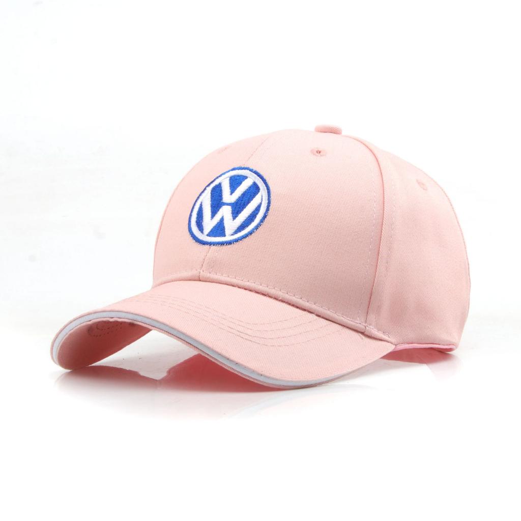 For VW Volkswagen Jetta MK5 Golf Fashion Leather Mesh Hat Snapback Trucker Outdoor Sport Running Adjustable Baseball Cap For Vol