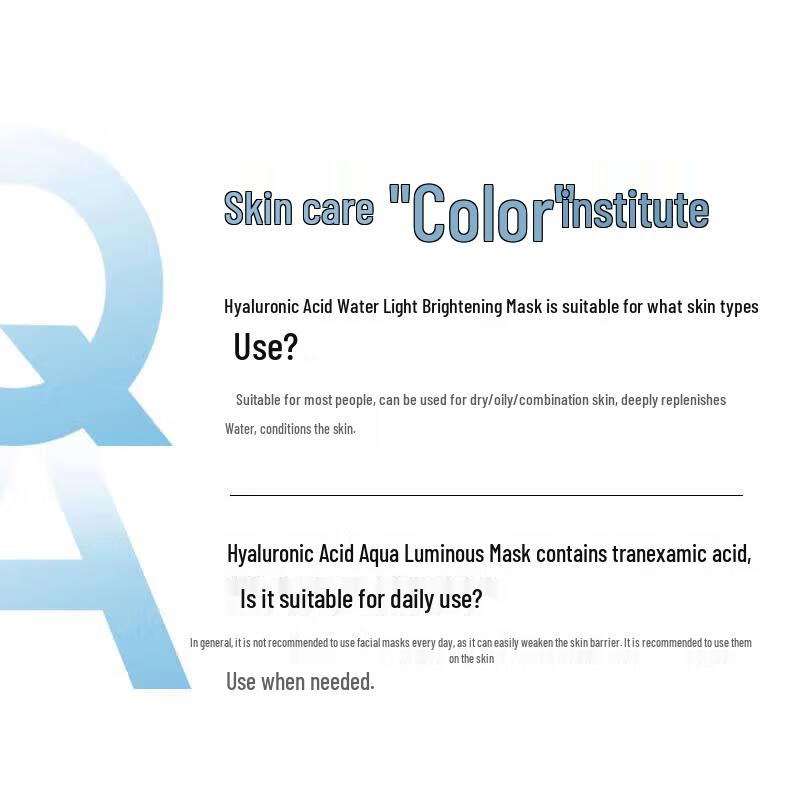 Runbaiyan Hyaluronic Acid Hydrating Brightening Mask