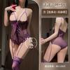 Sexy underwear purple straps vest uniform large scale emotional fun couple robe soul-catching ascetic system qqny